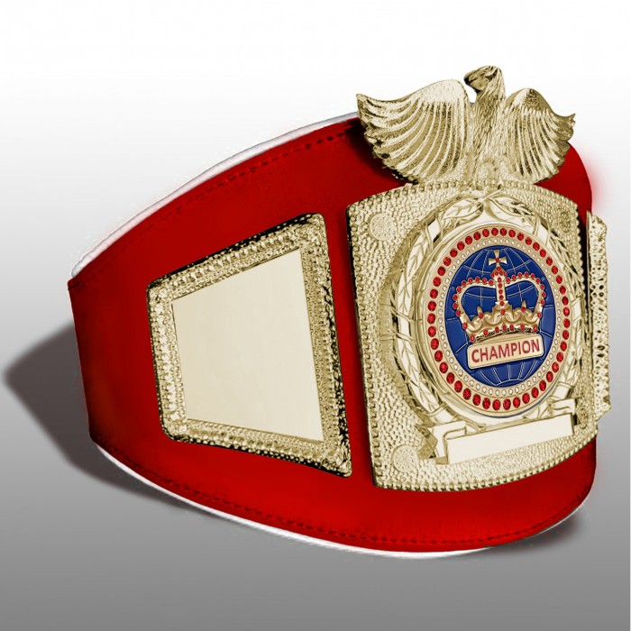 PROEAGLE BLUE CHAMPION CROWN CHAMPIONSHIP BELT - PROEAGLE/G/BLUEGEMG - AVAILABLE IN 6+ COLOURS